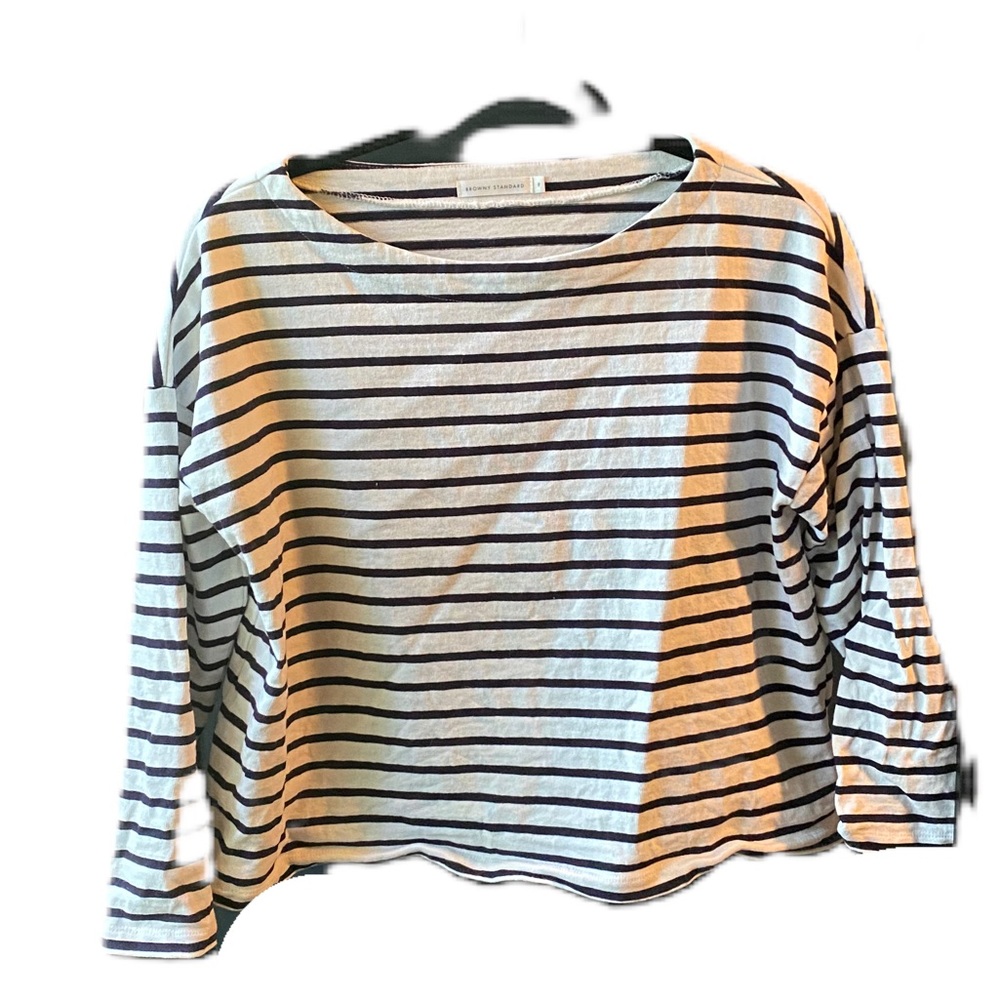 Browny Standard Striped Top